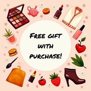 Don’t forget you get a free surprise with every purchase from my closet!!